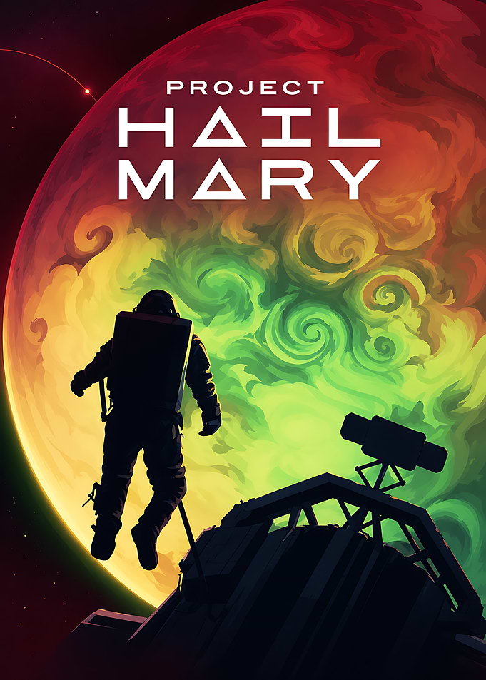 Project Hail Mary Space Poster
