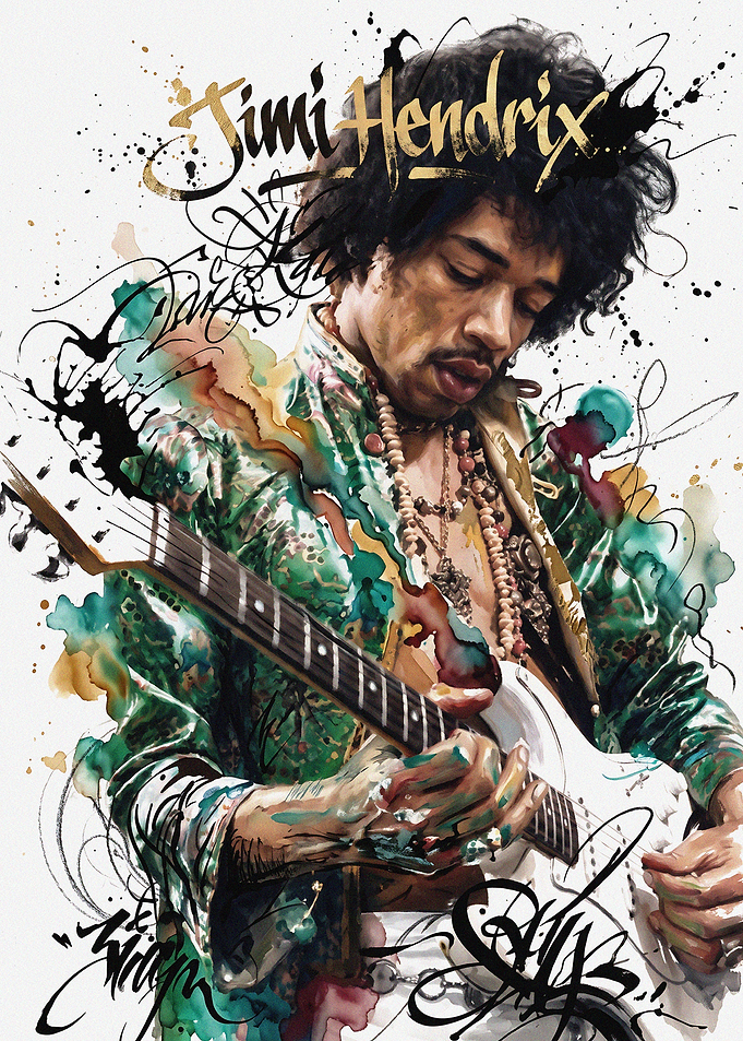 Jimi Hendrix Portrait
