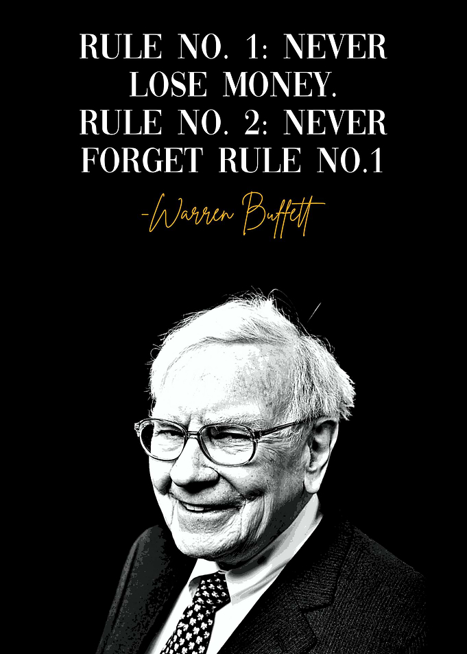 Warren Buffett Inspirational Quote Poster