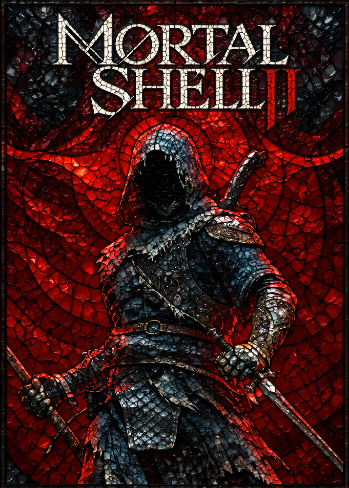 Mortal Shell II Stained Glass Poster