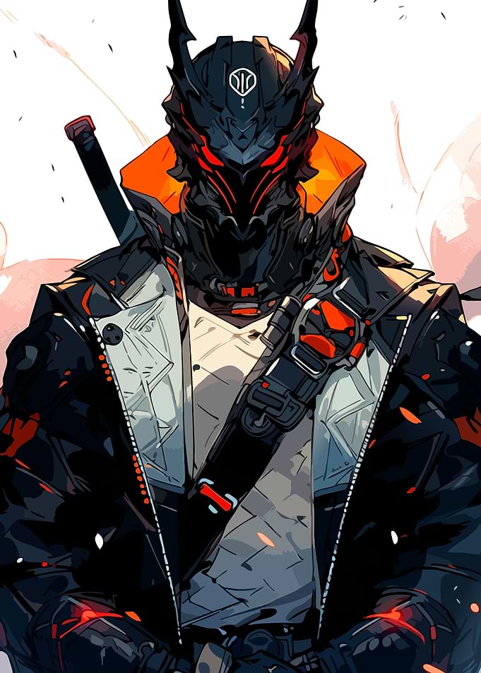 Cybernetic Warrior in Tactical Gear