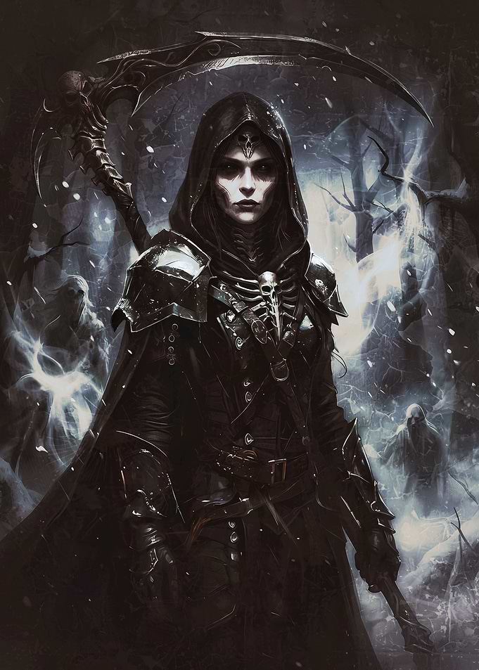 Dark Fantasy Reaper Warrior