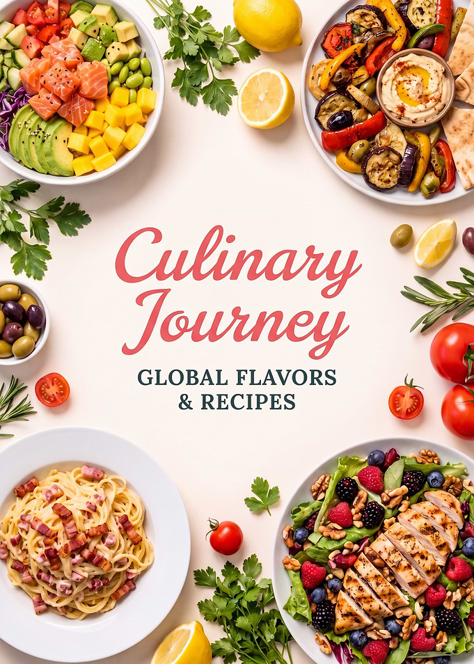 Culinary Journey Global Flavors Cookbook Cover