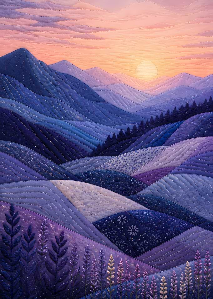 2520 Indigo Quilted Mountain Dawn
