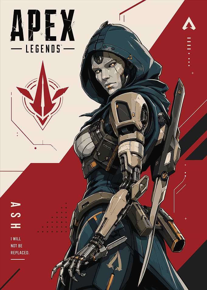 Apex Legends Ash Character Poster