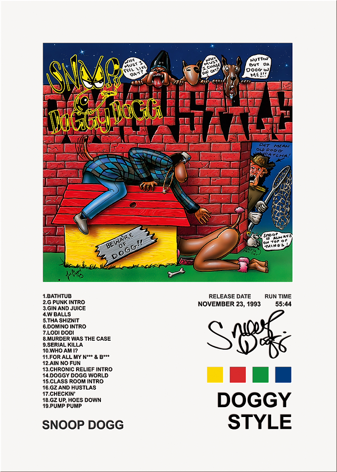 Snoop Dogg Doggystyle Album Cover Poster
