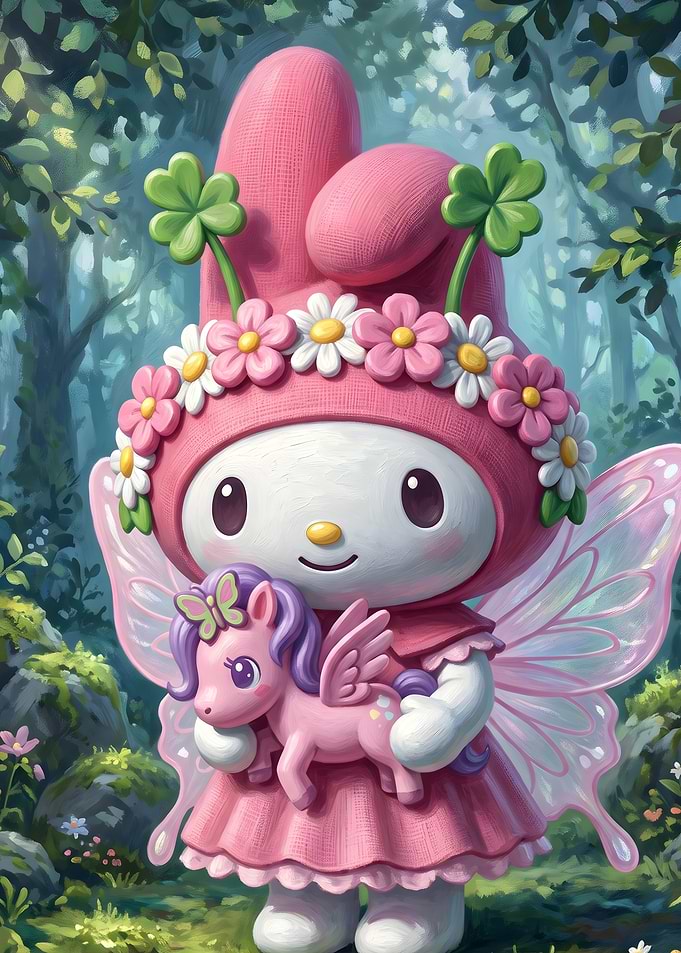 My Melody Fairy with Toy Pegasus
