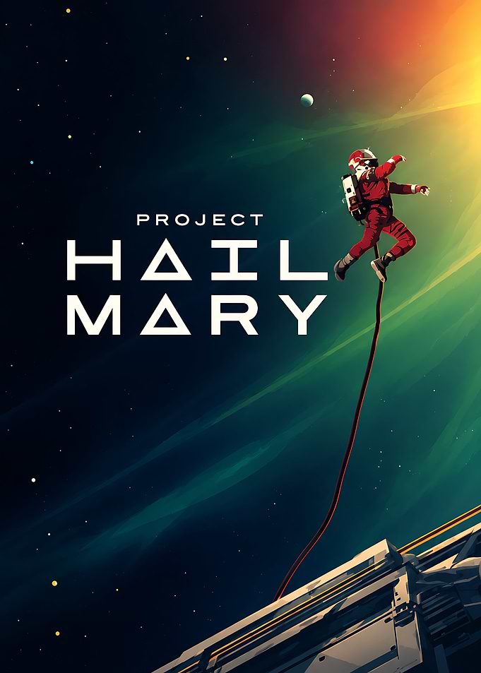 Project Hail Mary Space Poster