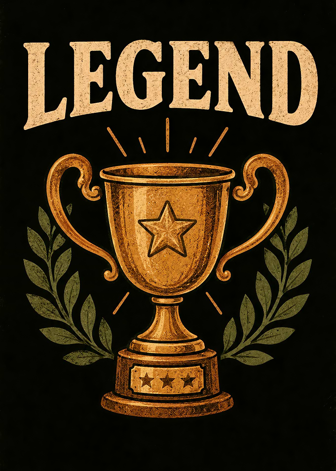 Legend Trophy Achievement Graphic