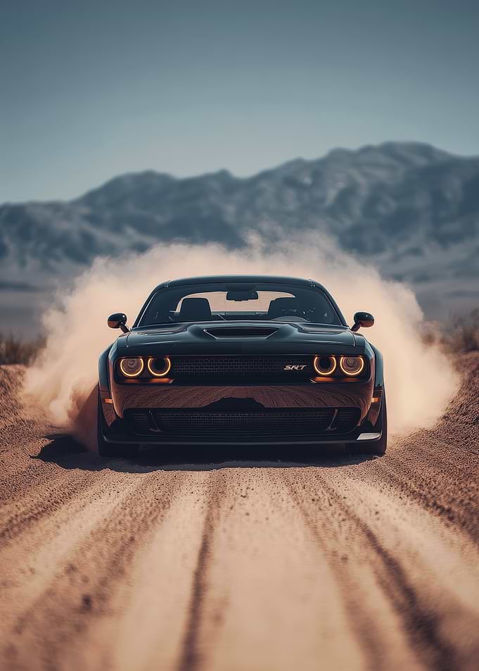 Dodge Challenger SRT in Desert Dust