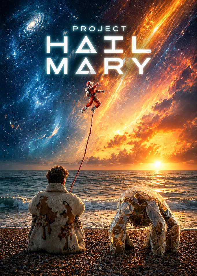 Project Hail Mary Space Fantasy Poster