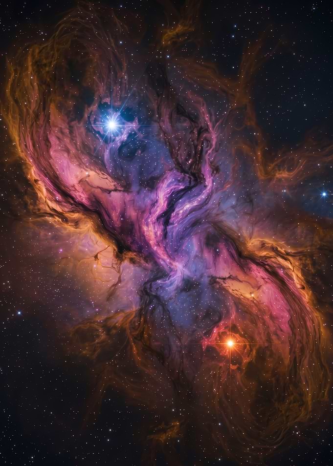 Vibrant Nebula Cosmic Cloudscape