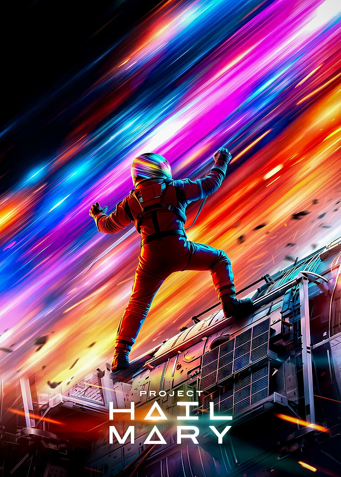 Project Hail Mary Astronaut Poster