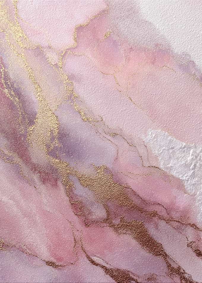 Abstract Pink and Gold Marble Texture