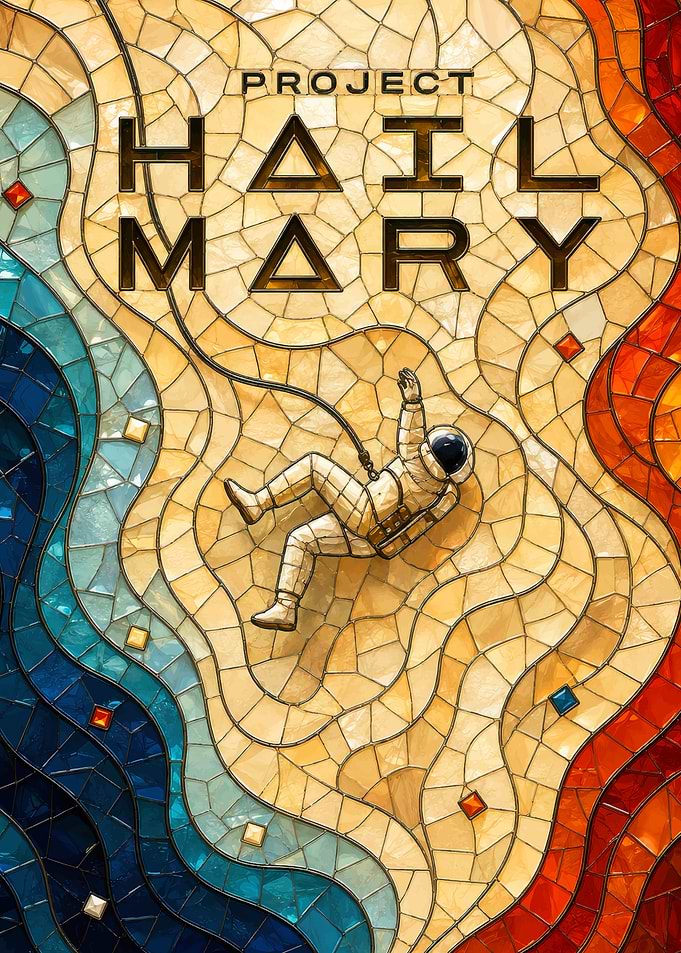 Project Hail Mary Mosaic Poster