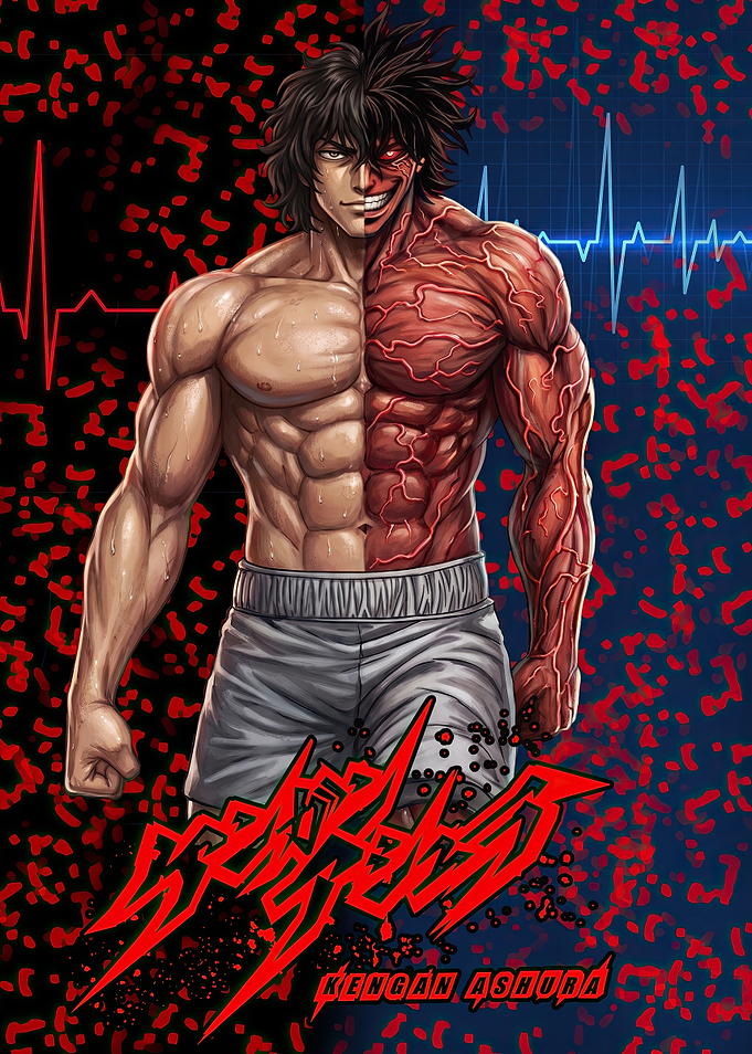 Ohma Tokita Kengan Ashura Poster