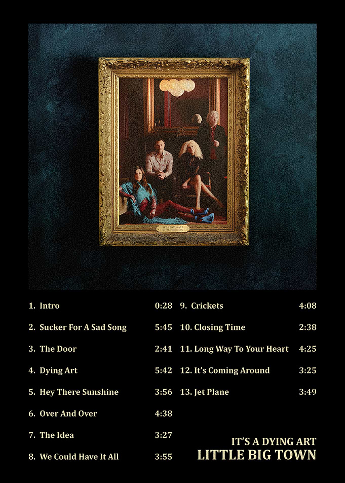 Little Big Town Album Tracklist Poster