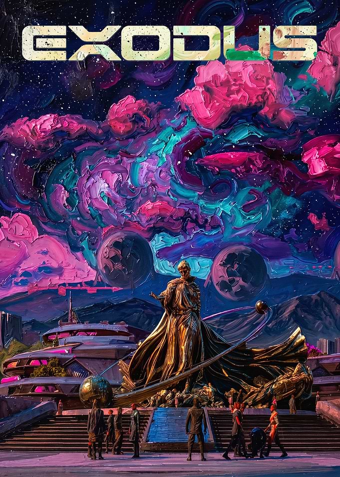 Exodus Sci-Fi Space Poster