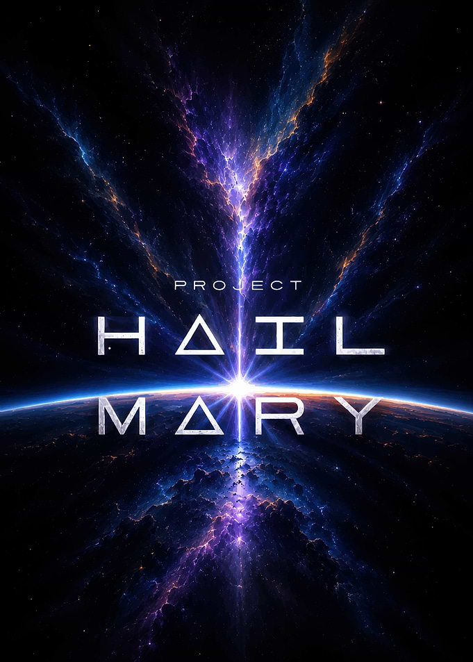Project Hail Mary Space Poster