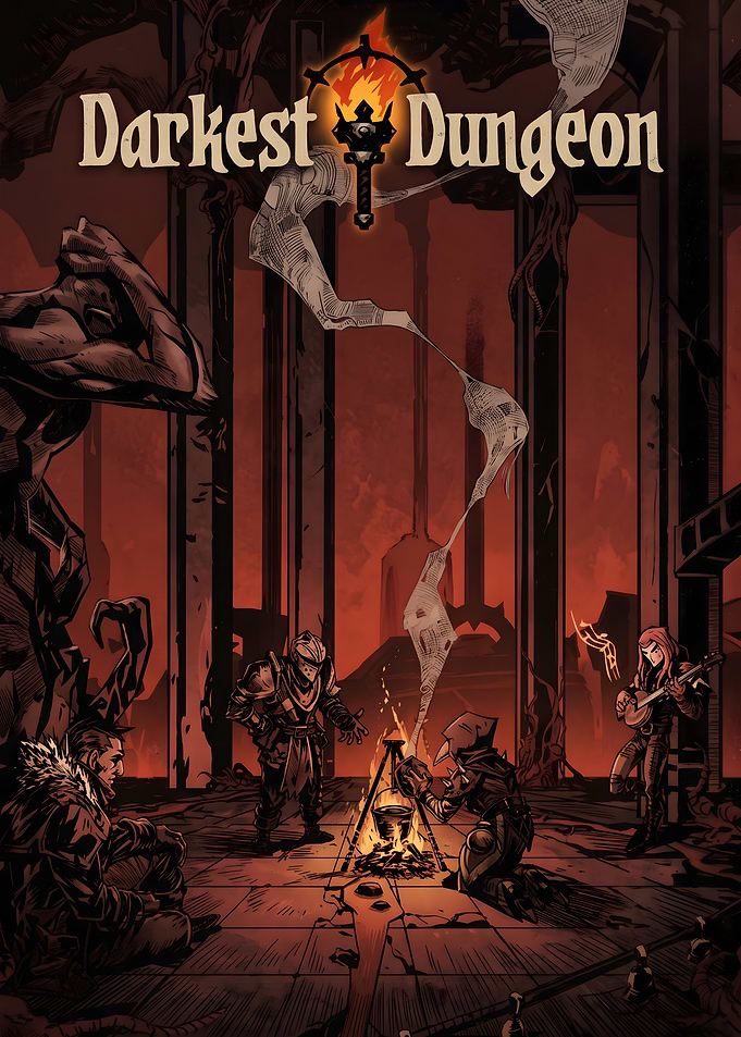 Darkest Dungeon Campfire Scene