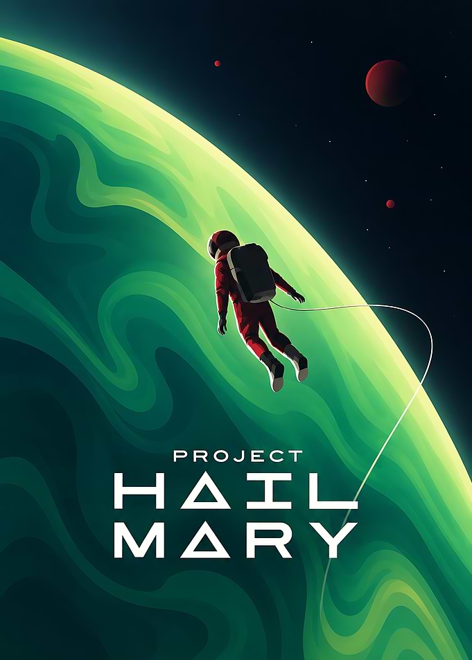 Project Hail Mary Space Poster