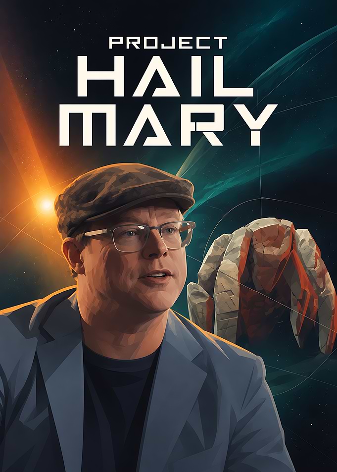 Project Hail Mary Andy Weir Poster