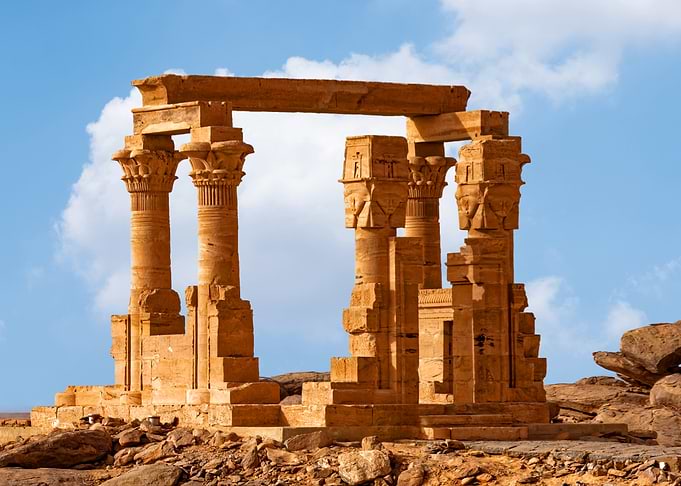 Ancient Egyptian Temple Ruins
