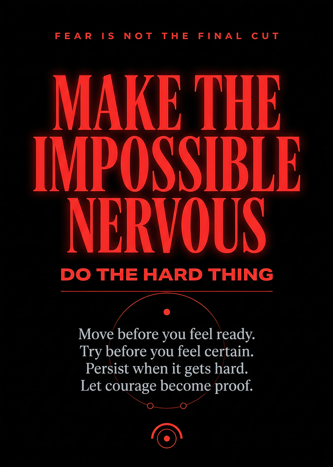 Inspirational Motivational Quote Poster