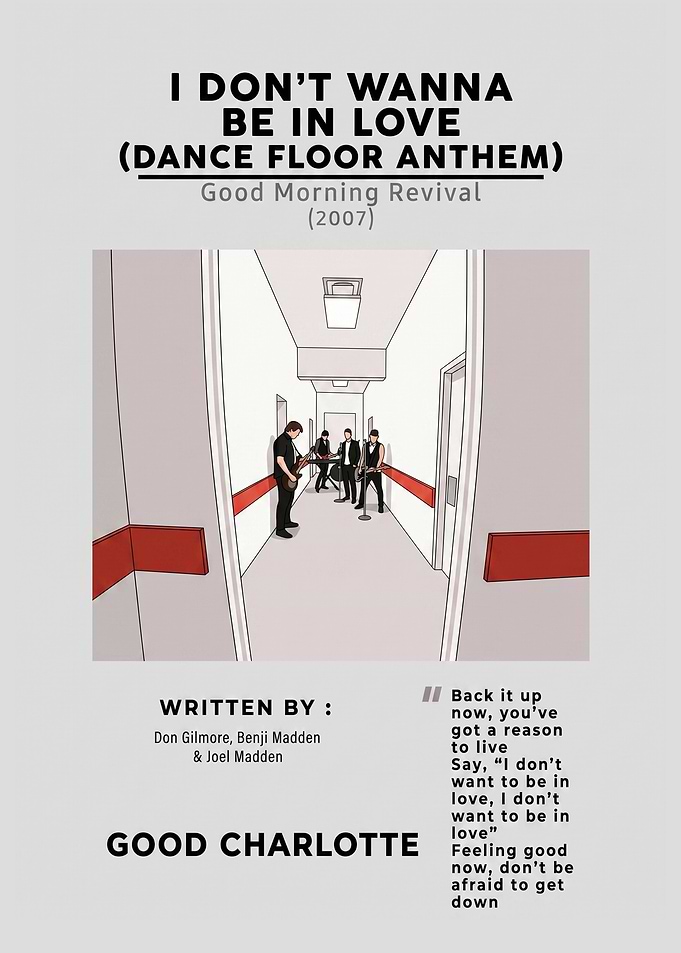 Good Charlotte Dance Floor Anthem Poster