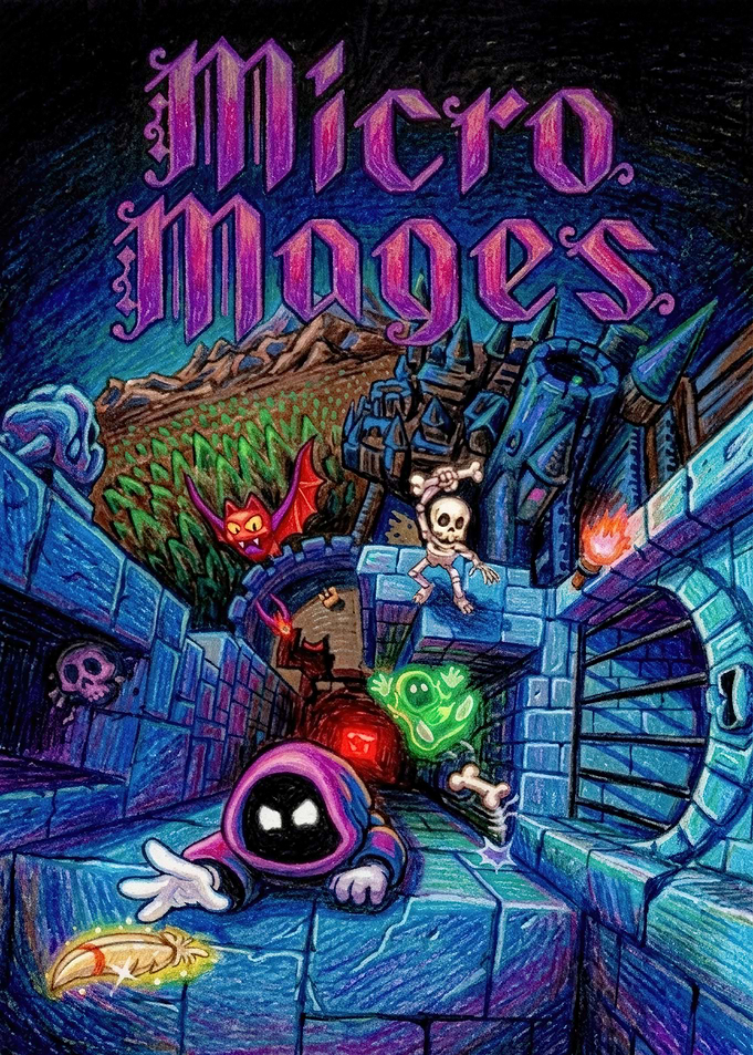 Micro Mages Retro Game Art