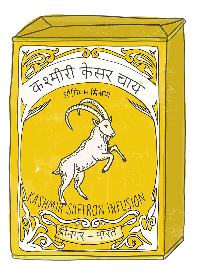 Kashmiri Saffron Infusion Tea Box