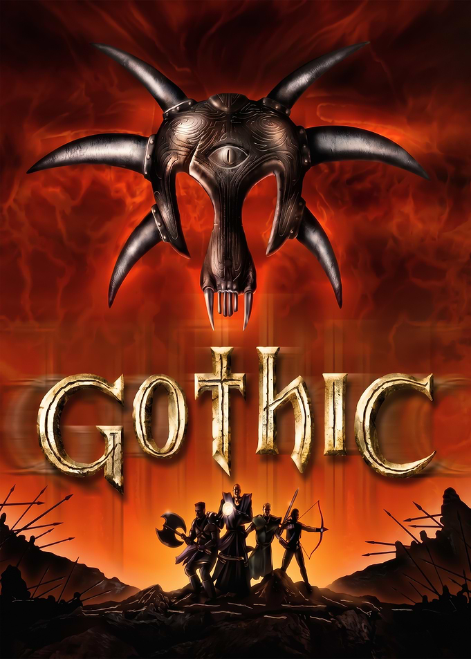 Gothic Video Game Cover Art