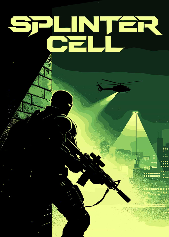 Splinter Cell Sam Fisher Poster