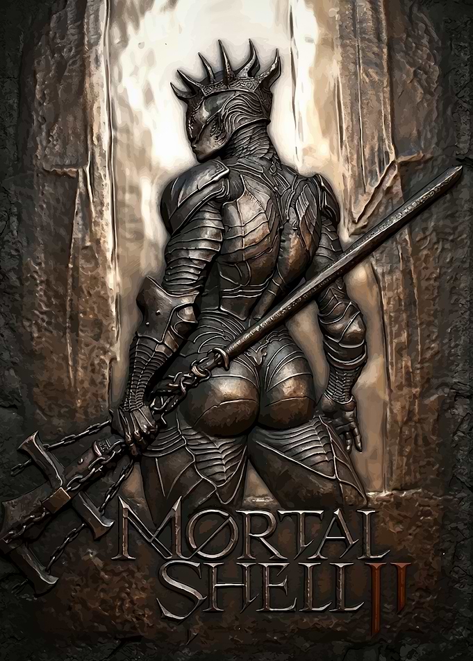 Mortal Shell 2 Bronze Relief Poster