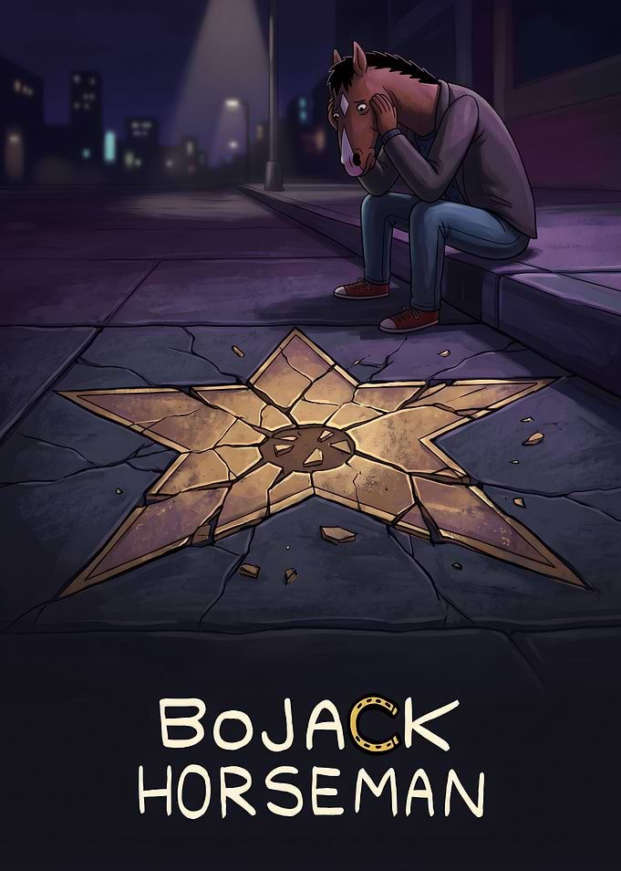 BoJack Horseman Sad Star Poster