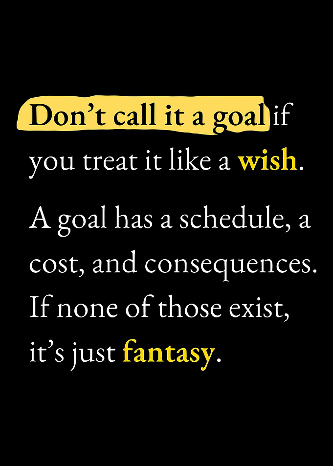 Inspirational Goal Setting Quote Poster