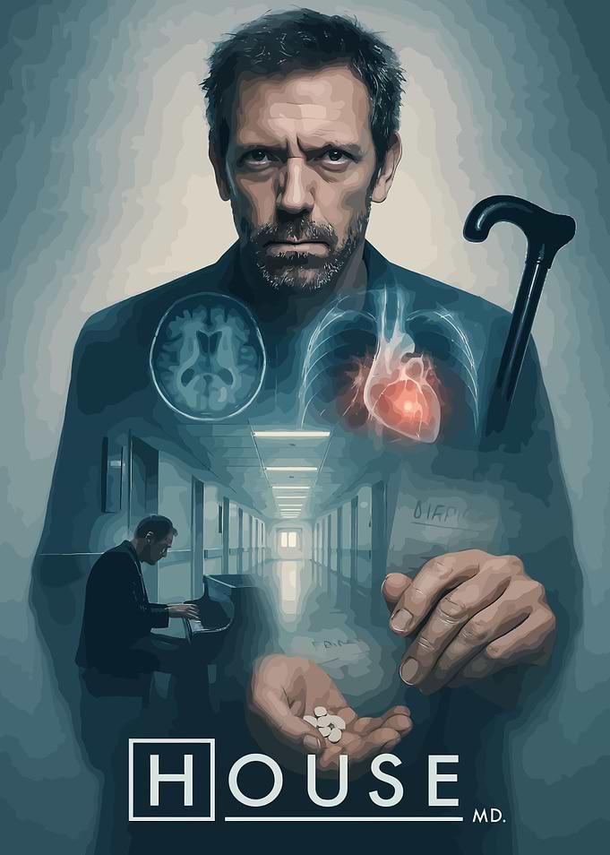 House M.D. Gregory House Poster