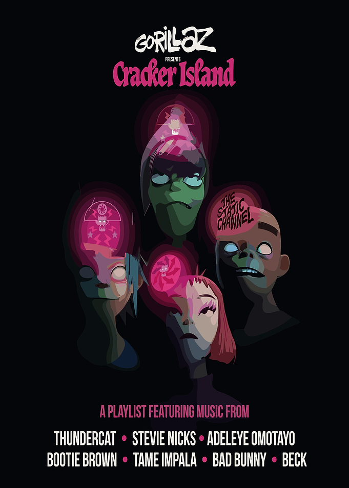 Gorillaz Playlist Poster