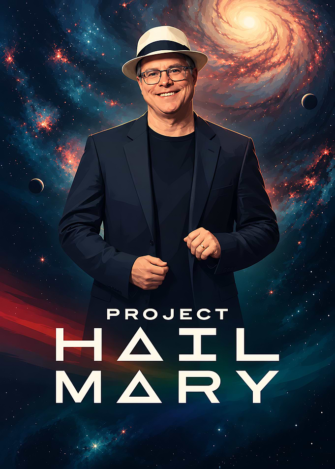 Project Hail Mary Andy Weir Poster