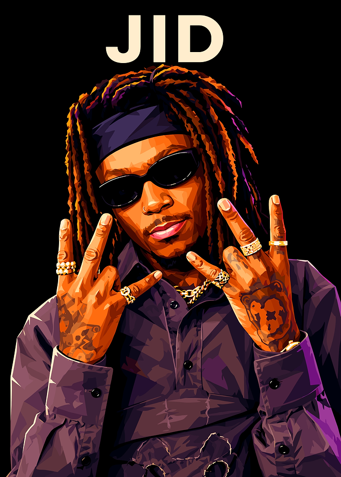 JID Digital Portrait Poster