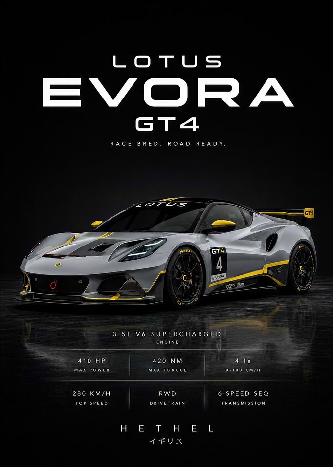 Lotus GT4 Legacy — The Evora Speaks