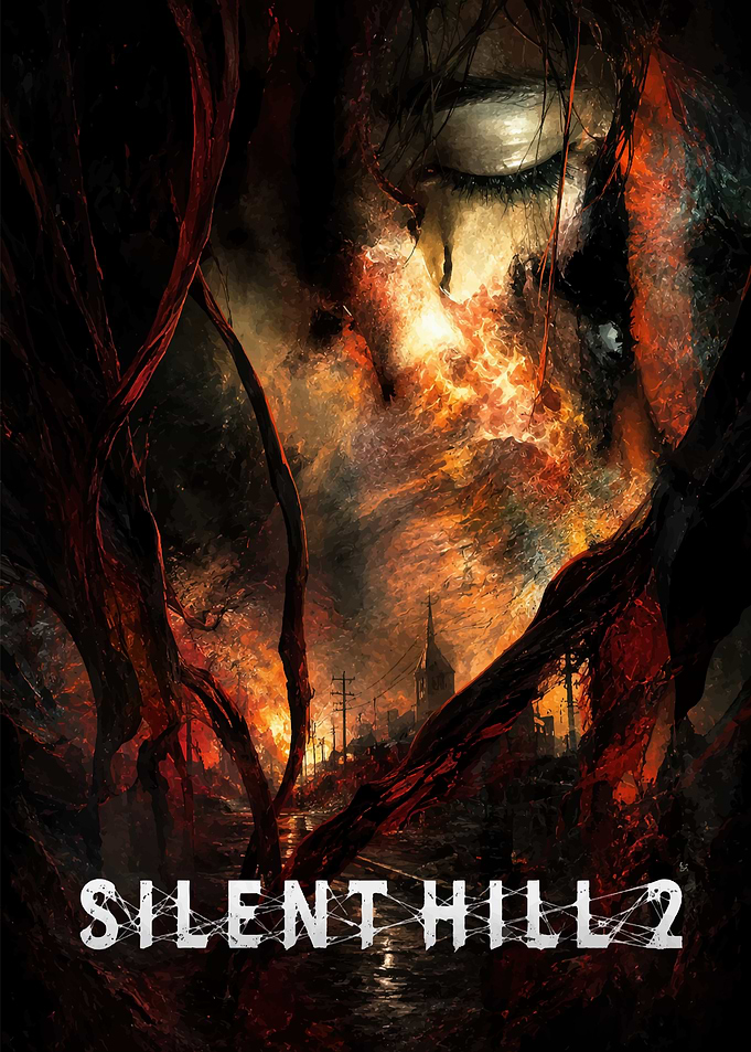 Silent Hill 2 Horror Game Poster