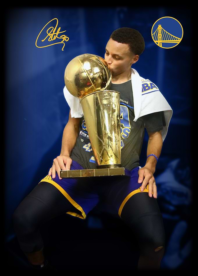 Curry's Golden Embrace of Victory
