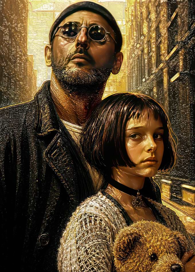 Leon and Mathilda Portrait