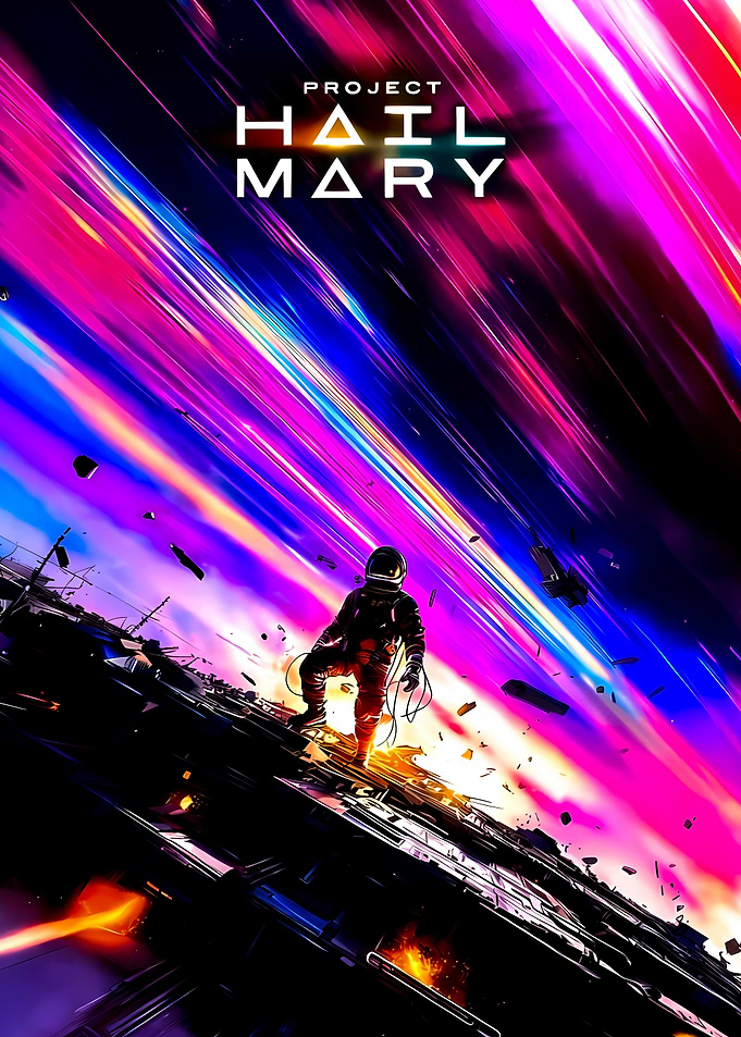Project Hail Mary Space Poster