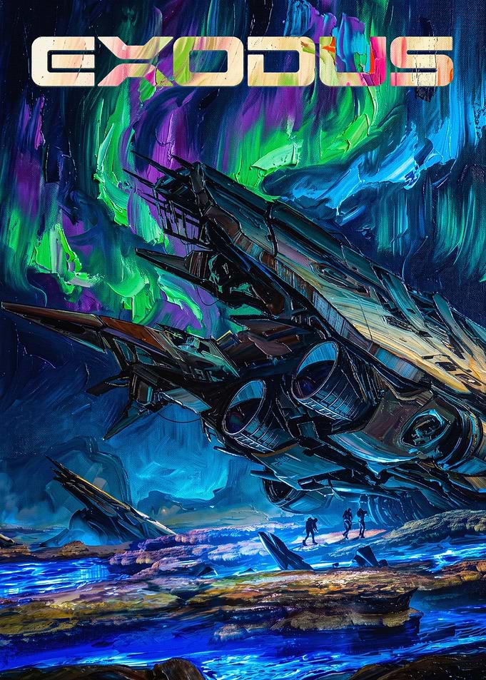 Exodus Sci-Fi Space Exploration Art