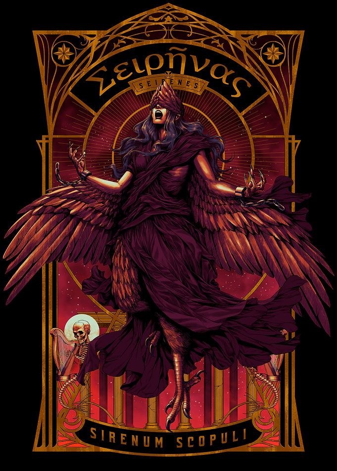 Siren Mythological Illustration