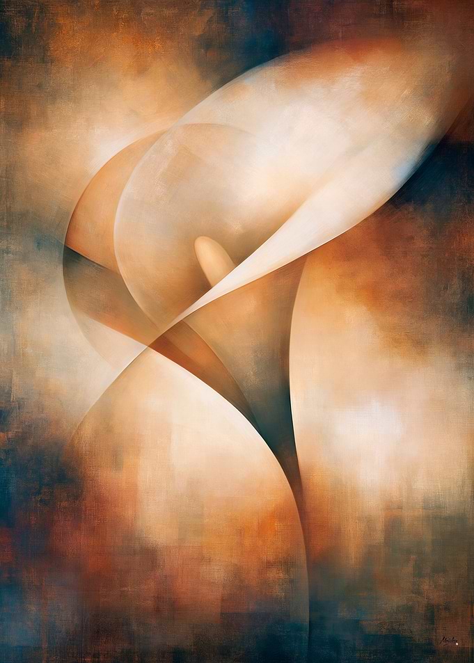 Calla Lily in Ivory Facets