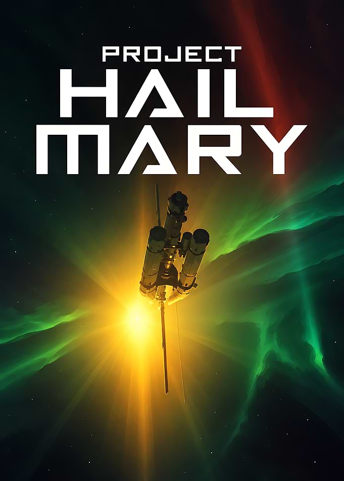 Project Hail Mary Space Poster