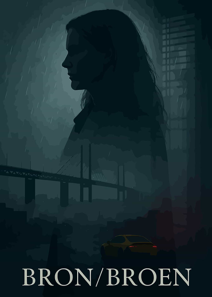 Bron/Broen The Bridge TV Series Poster